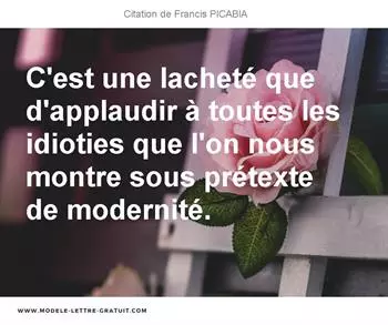 Citations Francis PICABIA