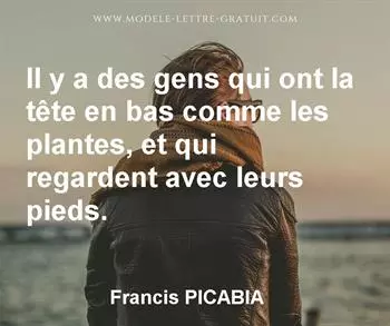 Citation de Francis PICABIA