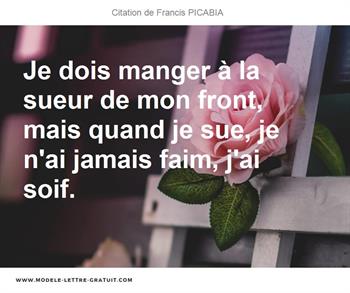 Citations Francis PICABIA