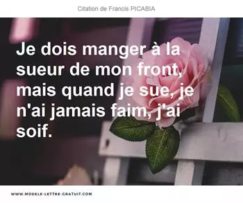 Citations Francis PICABIA