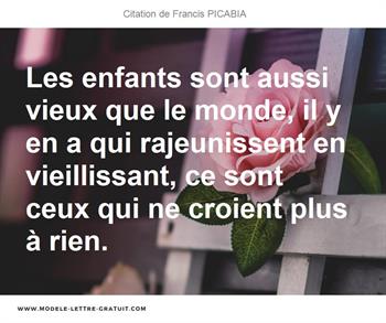Citations Francis PICABIA