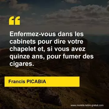 Citation Francis PICABIA