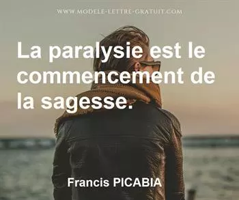 Citation de Francis PICABIA