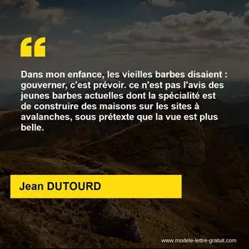 Citation Jean DUTOURD