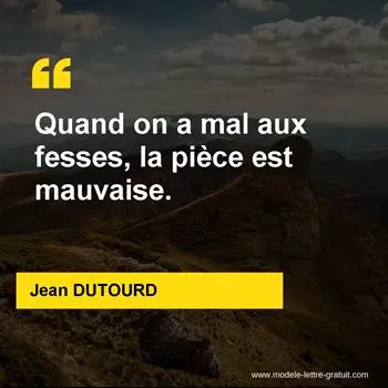 Citation Jean DUTOURD