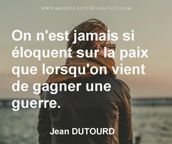 Citation de Jean DUTOURD