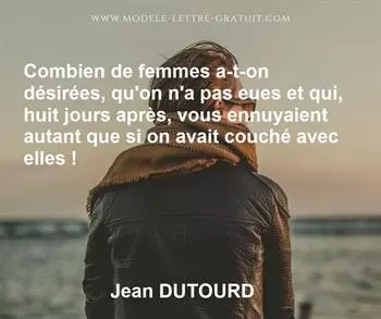 Citation de Jean DUTOURD