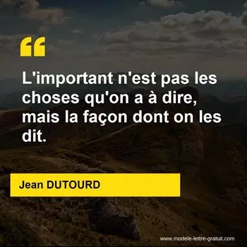 Citation Jean DUTOURD