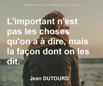 Citation de Jean DUTOURD