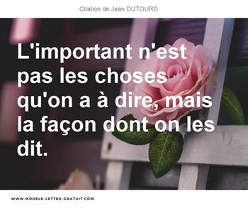 Citations Jean DUTOURD