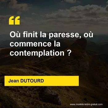 Citation Jean DUTOURD
