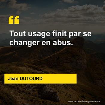 Citations Jean DUTOURD