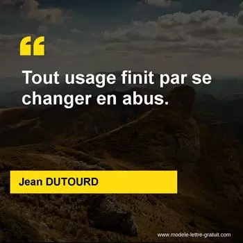 Citation Jean DUTOURD