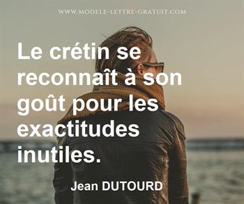 Citation de Jean DUTOURD