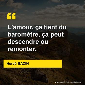 Citations Hervé BAZIN