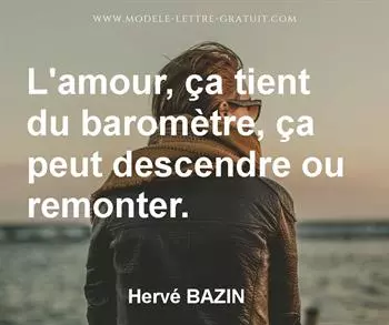 Citation de Hervé BAZIN