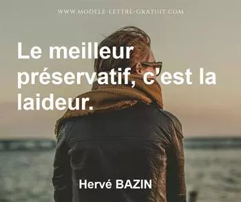 Citation de Hervé BAZIN