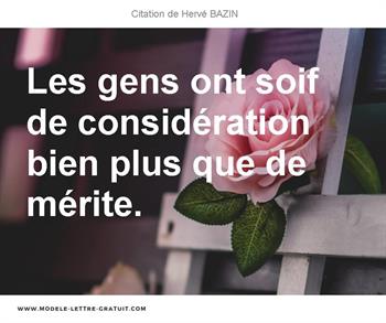 Citations Hervé BAZIN