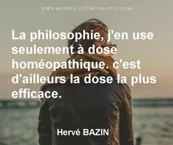 Citation de Hervé BAZIN