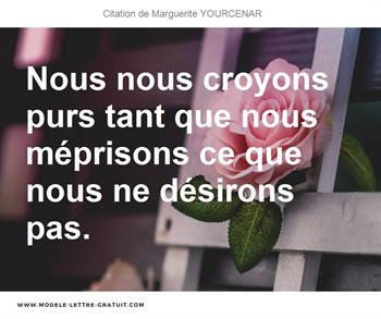 Citations Marguerite YOURCENAR