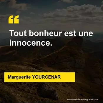 Citation Marguerite YOURCENAR