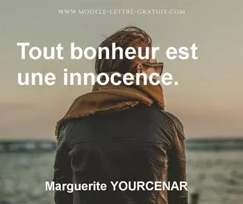 Citation de Marguerite YOURCENAR