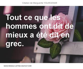 Citations Marguerite YOURCENAR