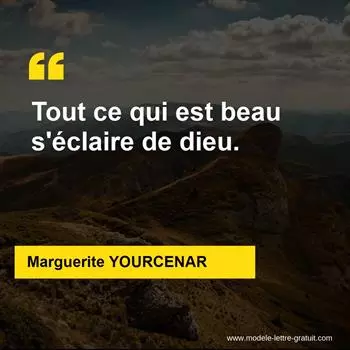 Citation Marguerite YOURCENAR