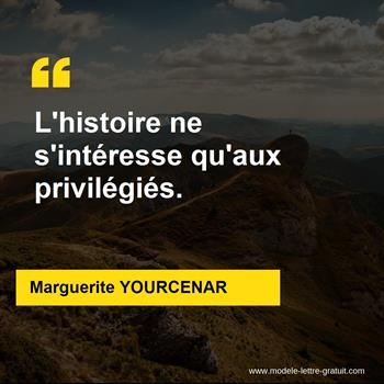 Citation de Marguerite YOURCENAR