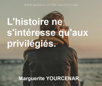 Citation de Marguerite YOURCENAR