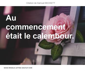 Citations Samuel BECKETT