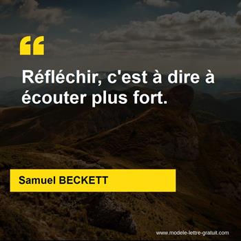 Citations Samuel BECKETT