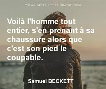 Citation de Samuel BECKETT