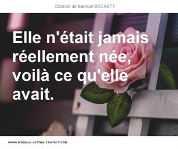 Citations Samuel BECKETT