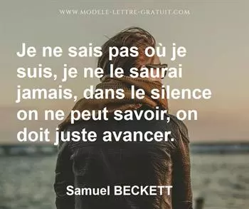 Citation de Samuel BECKETT