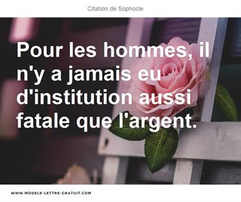 Citations Sophocle