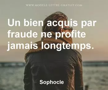 Citation de Sophocle