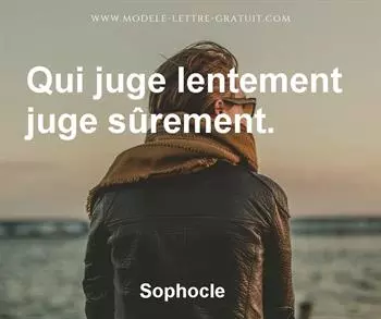 Citation de Sophocle