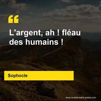 Citation Sophocle