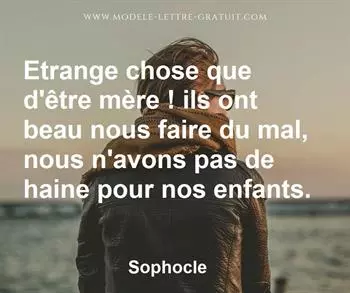 Citation de Sophocle