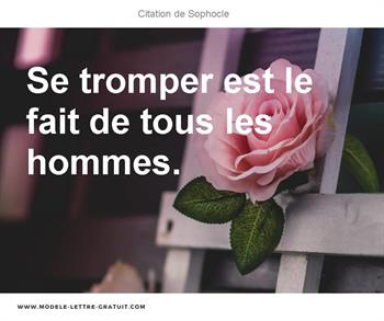 Citations Sophocle