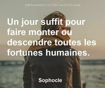 Citation de Sophocle