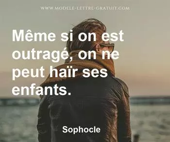 Citation de Sophocle