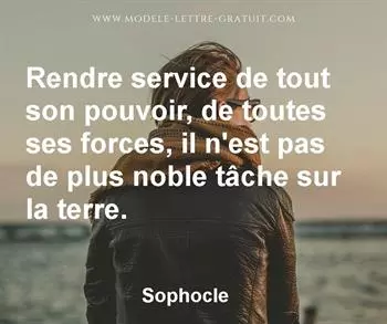 Citation de Sophocle