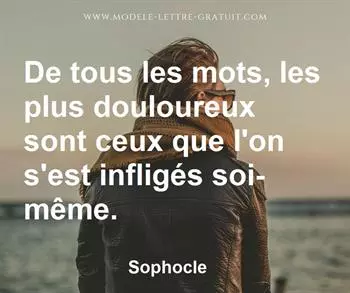 Citation de Sophocle