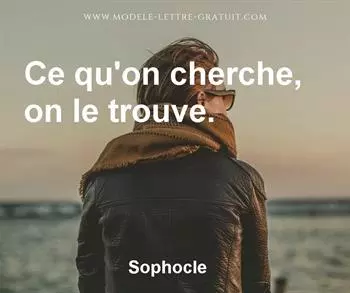 Citation de Sophocle