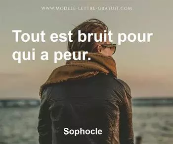 Citation de Sophocle
