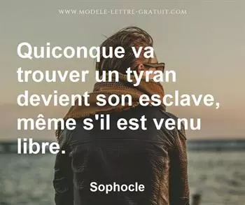 Citation de Sophocle