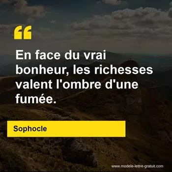 Citation Sophocle
