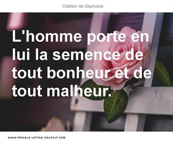 Citations Sophocle
